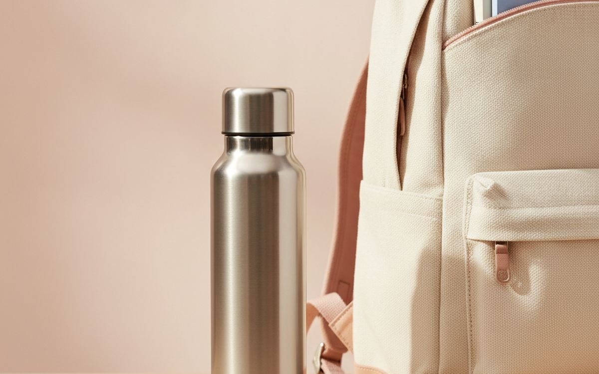 An insulated leakproof water bottle