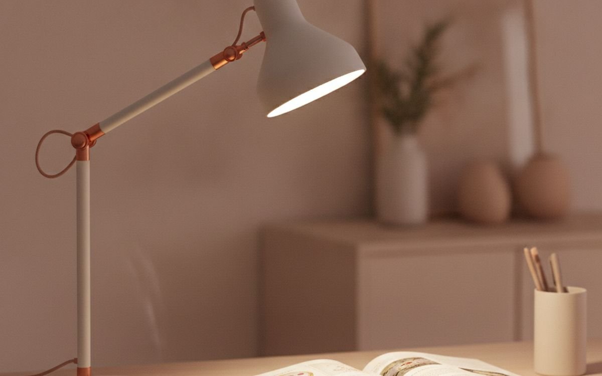 A desk lamp for homework