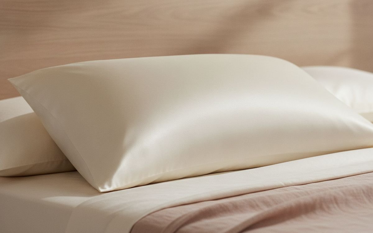A silk or satin pillowcase
