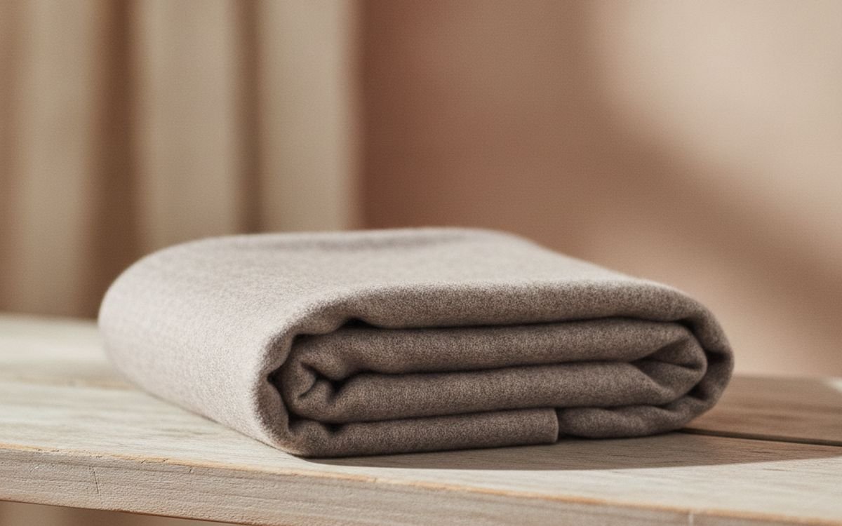 A merino or lambswool scarf