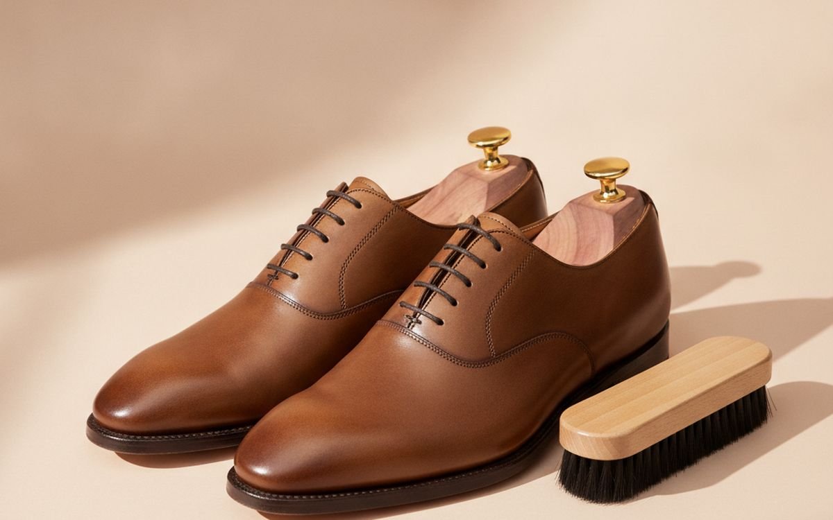 Shoe trees and a decent brush