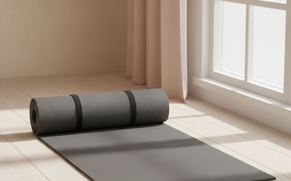 A proper thick exercise mat