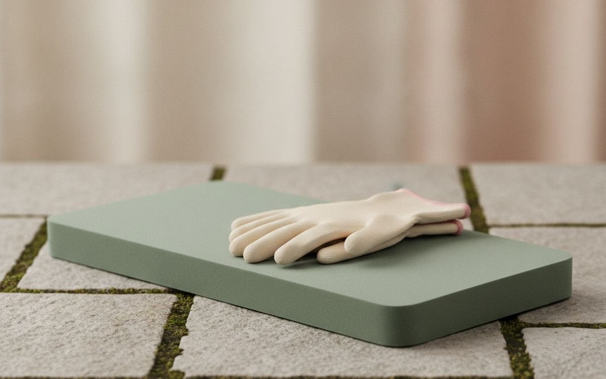 Kneeling pad and proper gloves