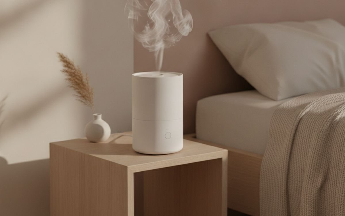 A humidifier, if the air is genuinely dry