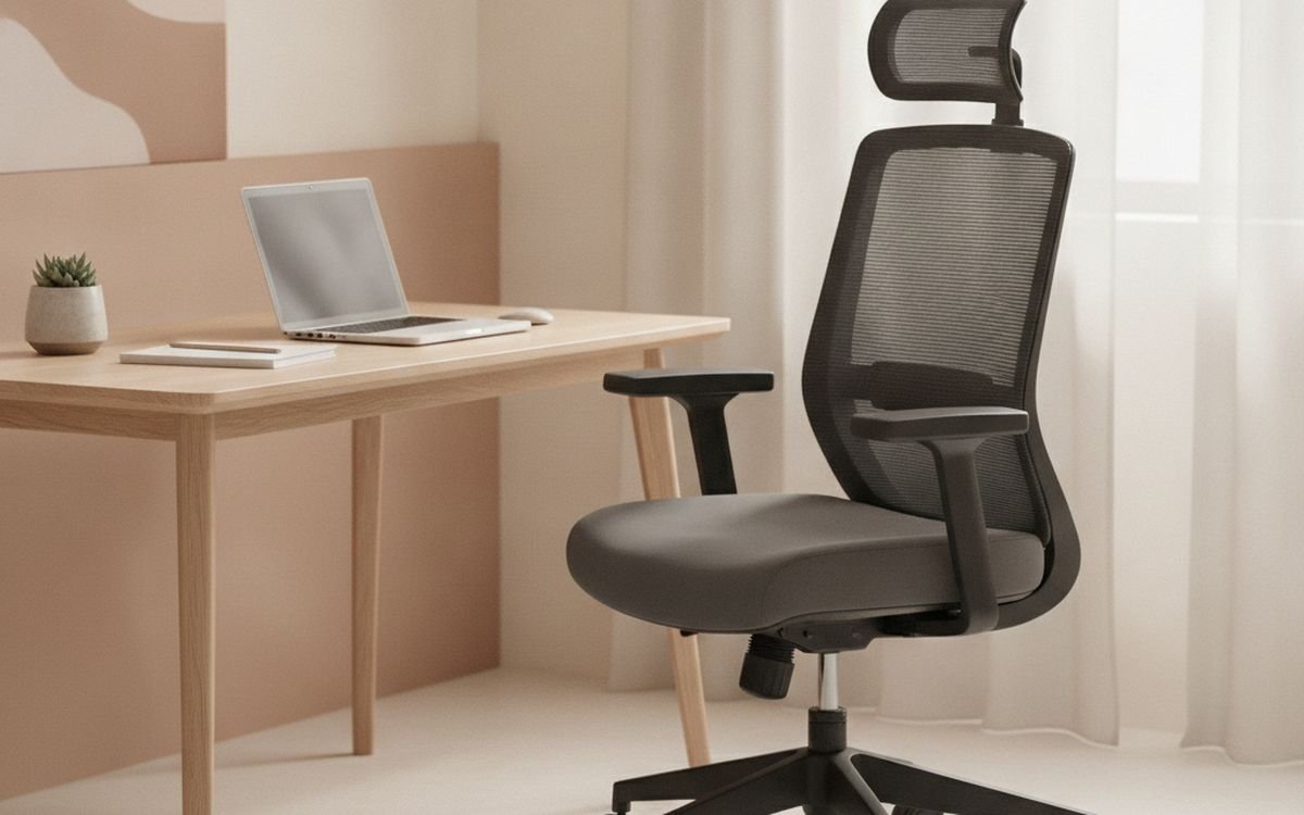 A used Herman Miller Aeron or Steelcase Leap