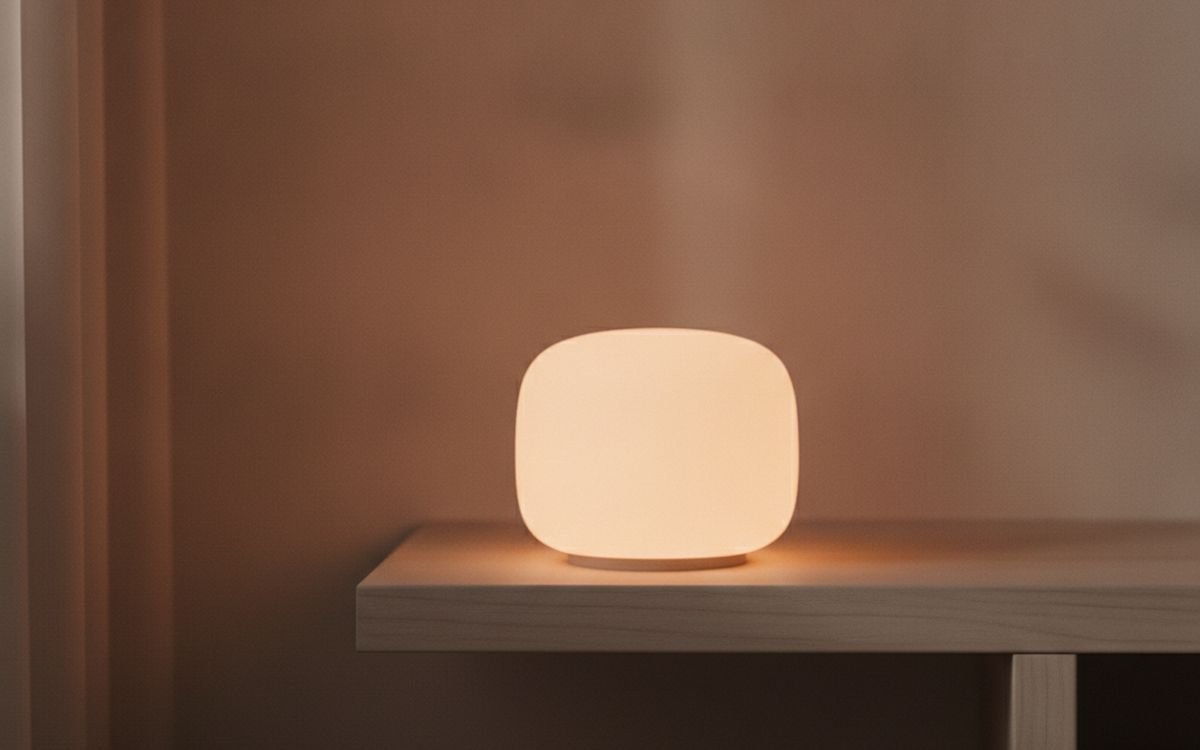 A proper night light with a warm, dimmable glow