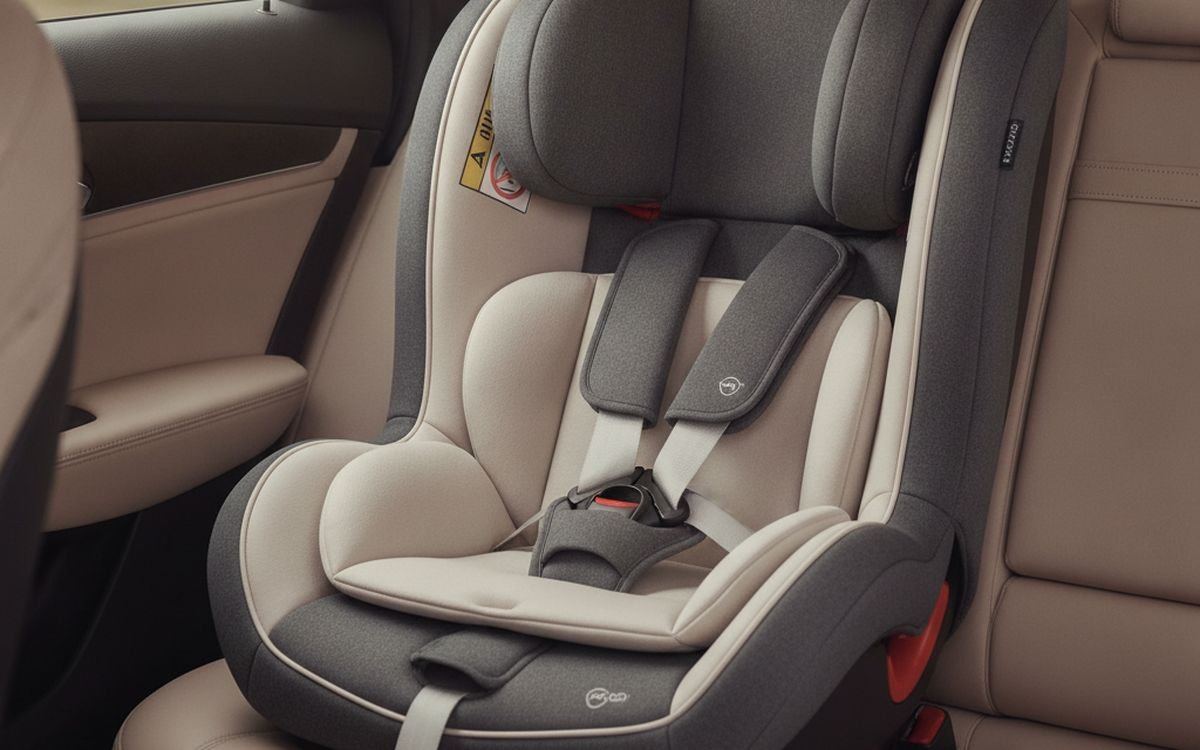 A well-reviewed booster or car seat for the actual age
