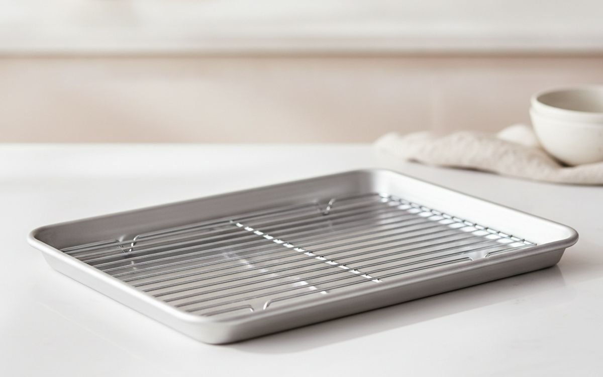 Half-sheet pan and wire rack