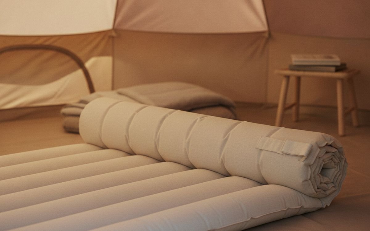 An insulated sleeping pad with a real R-value