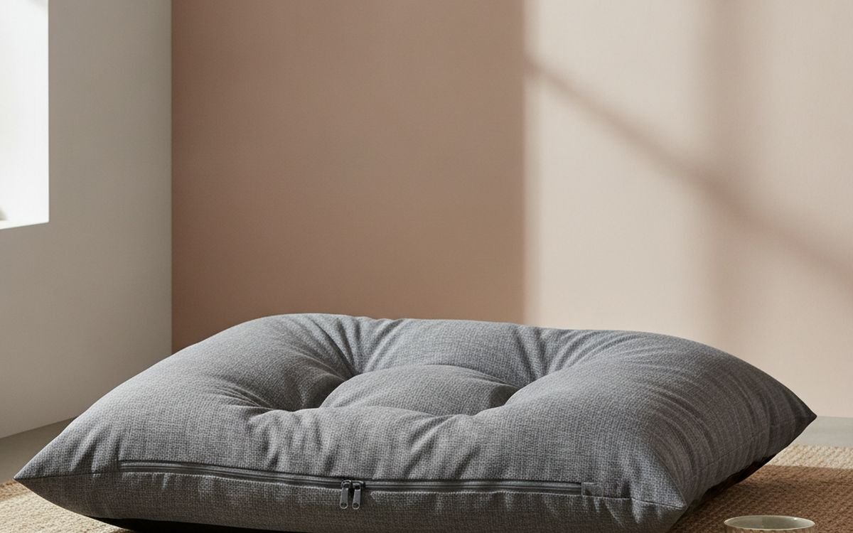 A large, washable orthopaedic-style bed