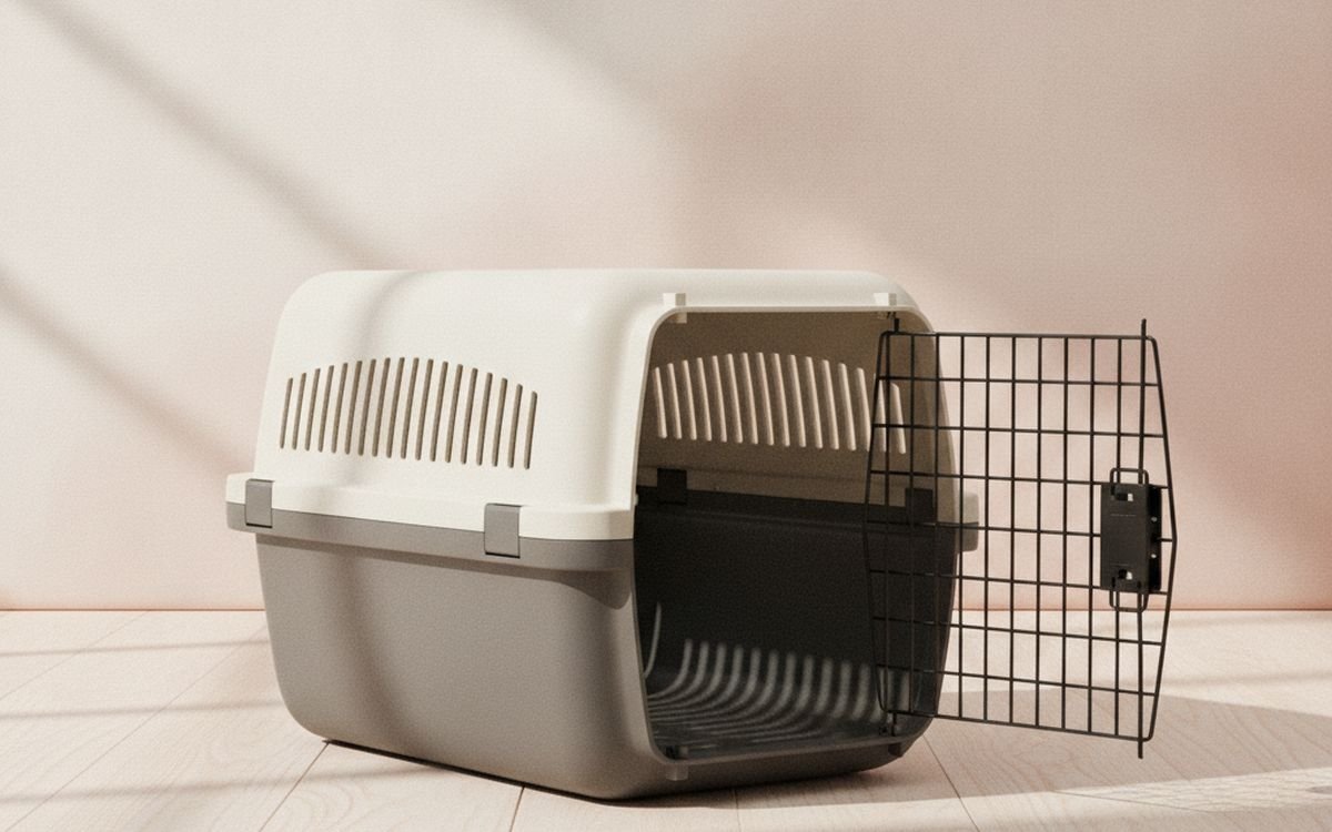 A secure, well-ventilated carrier