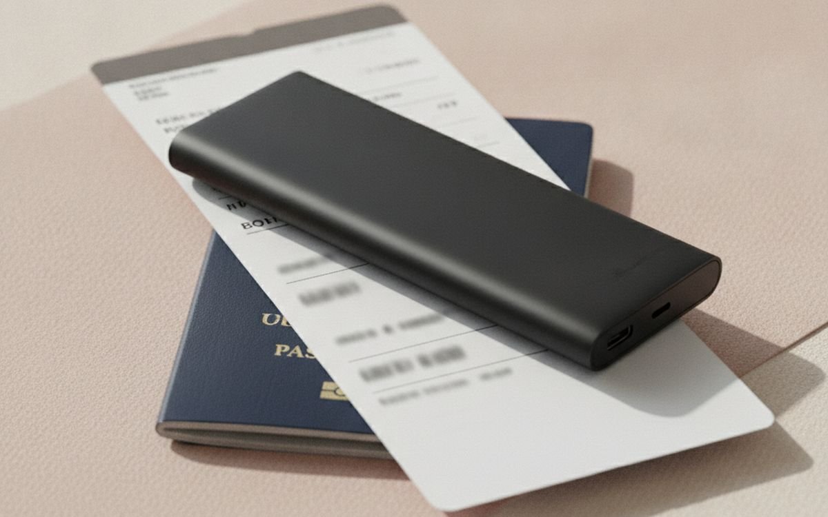 A slim power bank under 100Wh